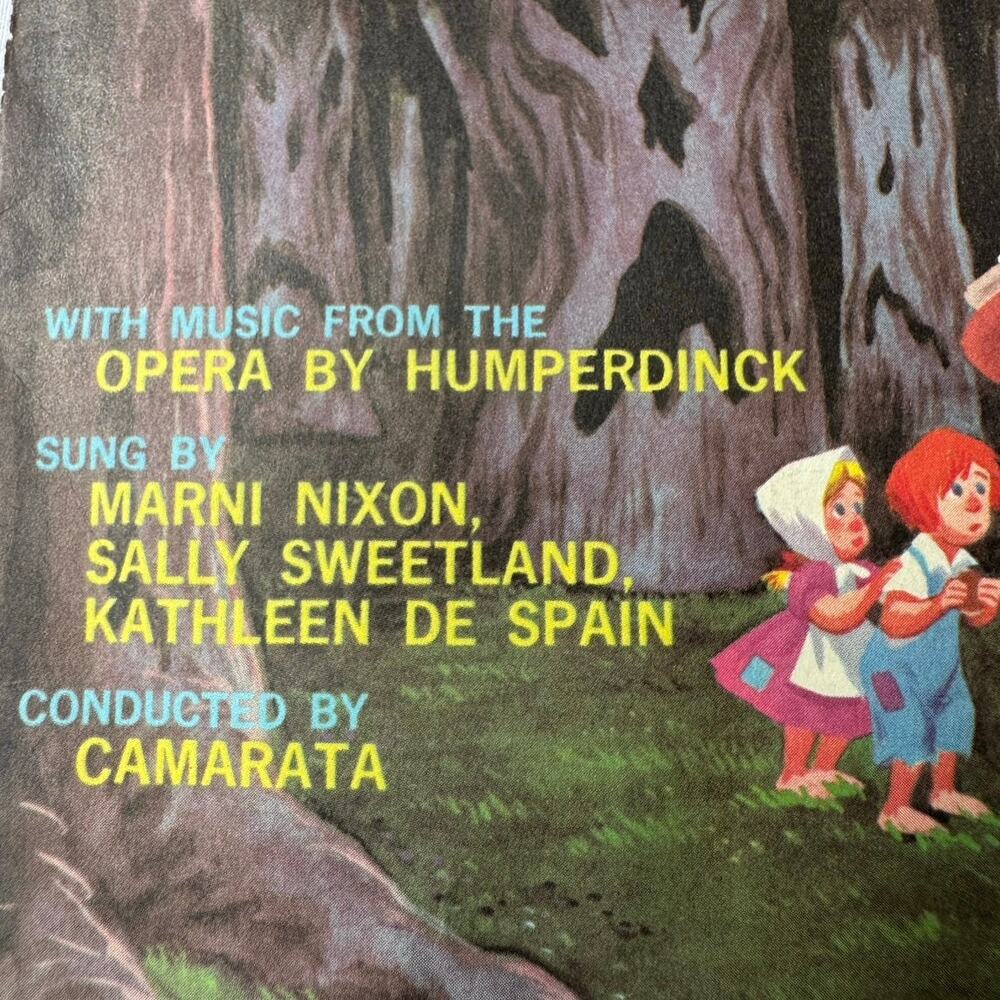 Vintage 1964 Hansel & Gretel 45 RPM Vinyl Record Disneyland LG-805 Castle Logo - Picture 5 of 8